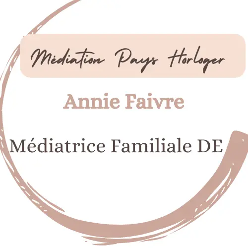 Logo médiation familiale Pays Horloger-Annie Faivre